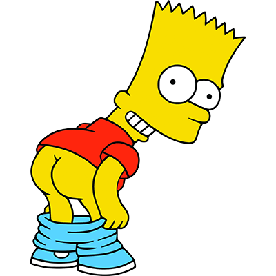 BART SIMPSON SHOW ASS
