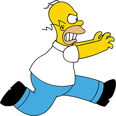 HOMER SIMPSON RUN